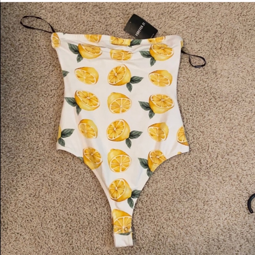 Lemon Print Bodysuit!